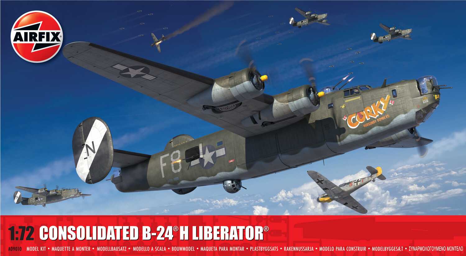 Airfix Classic Kit letadlo A09010 - Consolidated B-24H Liberator (1:72)