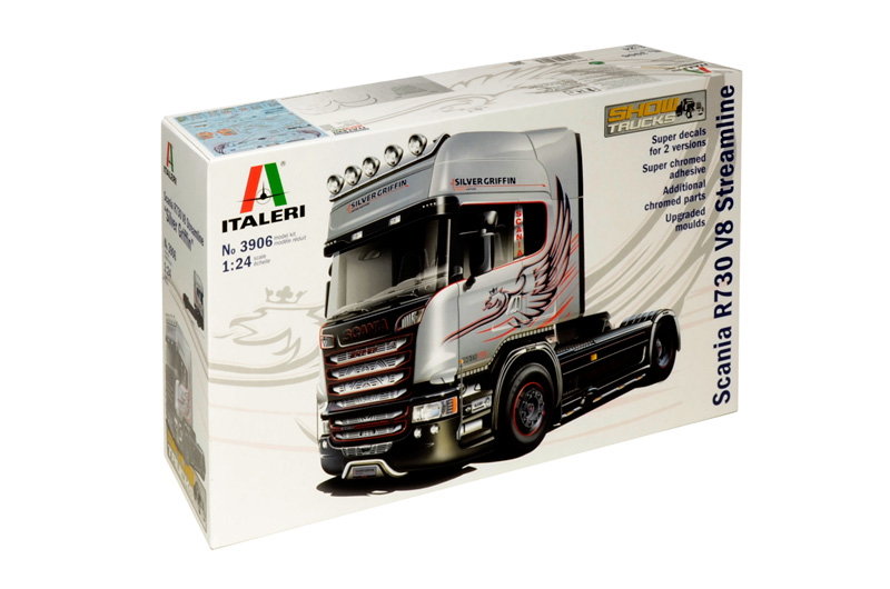 Italeri Model Kit truck 3906 - SCANIA R730 STREAMLINE 4x2 (1:24)