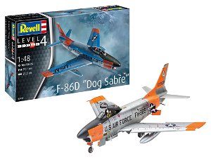 Revell ModelSet letadlo 63832 - F-86D Dog Sabre (1:48)