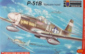 Kovozávody Prostějov P-51B Malcolm model letadla 1:72