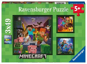 Ravensburger Minecraft Biomes 3x49 dílků