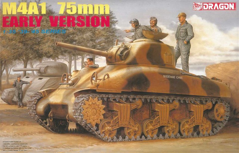 Dragon Model Kit military 6048 - M4A1 75mm EARLY VERSION (1:35)