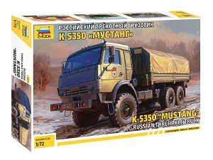Zvezda Model Kit military 5074 - Kamaz Mustang Truck (1:72)