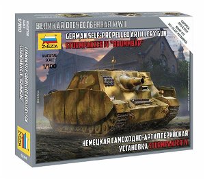 Zvezda Snap Kit military 6244 - Sturmpanzer IV "Brummbär" (1:100)