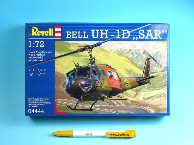 Revell Plastic ModelKit vrtulník 04444 - Bell UH-1D "SAR" (1:72)