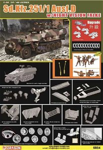 Dragon Model Kit military 6984 - Sd.Kfz.251/1 Ausf.D w/NIGHT VISION (1:35)