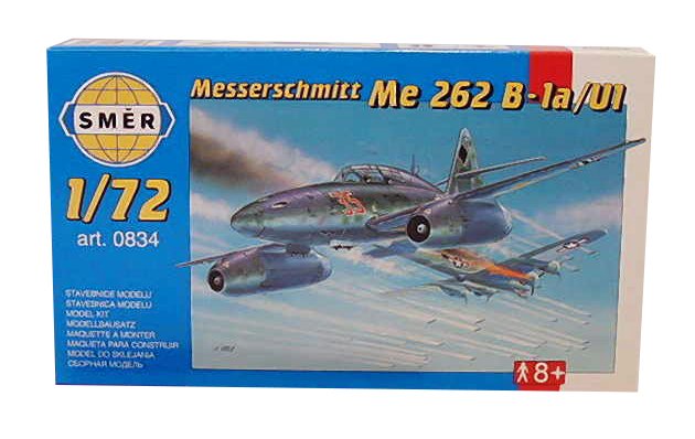 Směr modely plastové MESSERSCHMITT Me 262B     1:72