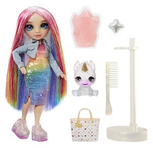 MGA Rainbow High Fashion panenka se zvířátkem - Amaya Raine
