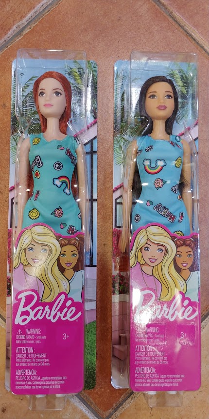 Mattel Barbie MATTEL PANENKA BARBIE BARBIE V ŠATECH ASST T7439
