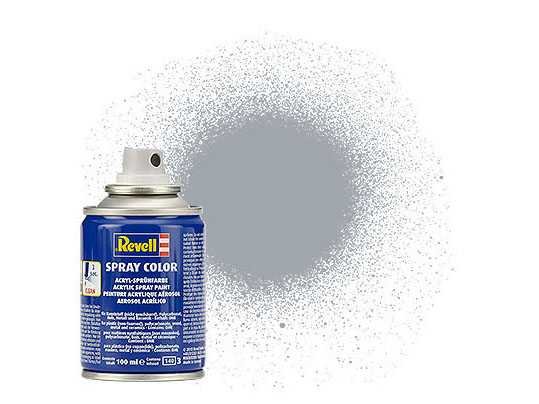 Revell Barva Revell ve spreji - 34190: metalická stříbrná (silver metallic)