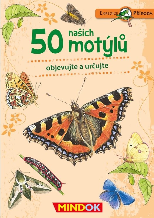 Mindok vzdělávací hra Expedice příroda: 50 našich motýlů