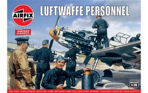 Airfix Classic Kit VINTAGE figurky A00755V - Luftwaffe Personnel (1:76)