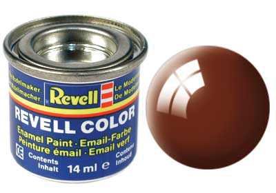 Revell Barva emailová - 32180: leská blátivě hnědá (mud brown gloss)