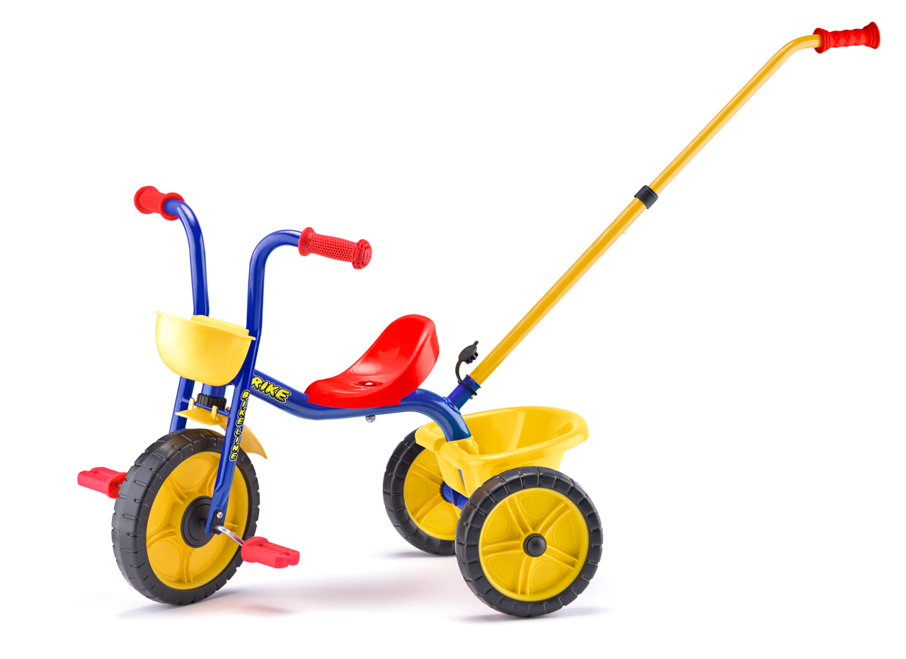 MERKUR - Stavebnice Trojkolka Baby Trike s vodící tyčí