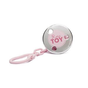 SUAVINEX klip Toys s řetízkem - růžový Toy