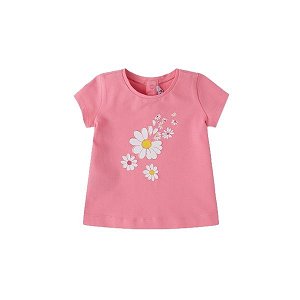 MAYORAL dívčí tričko KR kopretiny, růžová - 86 cm