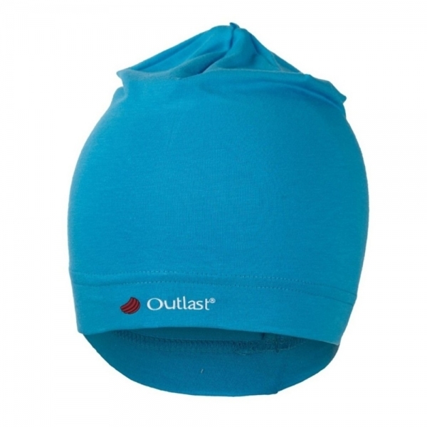 Čepice tenká Outlast® velikost 5, 48-50 cm, barva azurově modrá