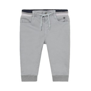 MAYORAL chlapecké kalhoty, v pase a u kotníků na gumu, šedá - 98 cm