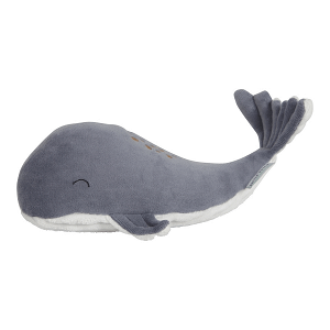 LITTLE DUTCH Malá plyšová velryba ocean - blue