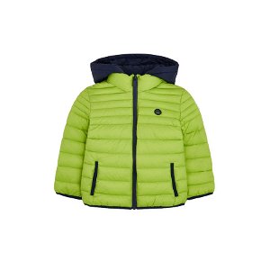 MAYORAL chlapecká zimní bunda modrá kapuce zelená - 110 cm