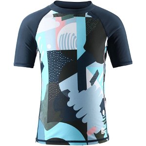REIMA chlapecké UV triko s krátkým rukávem Fiji-Light turquoise 122 cm