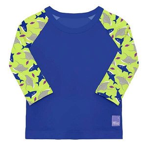 BAMBINO MIO Dětské tričko do vody s rukávem - Neon, vel. S