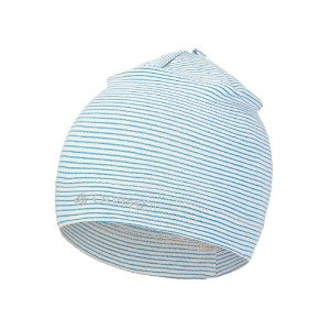 LITTLE ANGEL Čepice smyk natahovací PRUH Outlast ® - pruh modrý vel. 4 | 45-48 cm