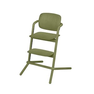 CYBEX Vysoká židlička Lemo Wood Outback Green
