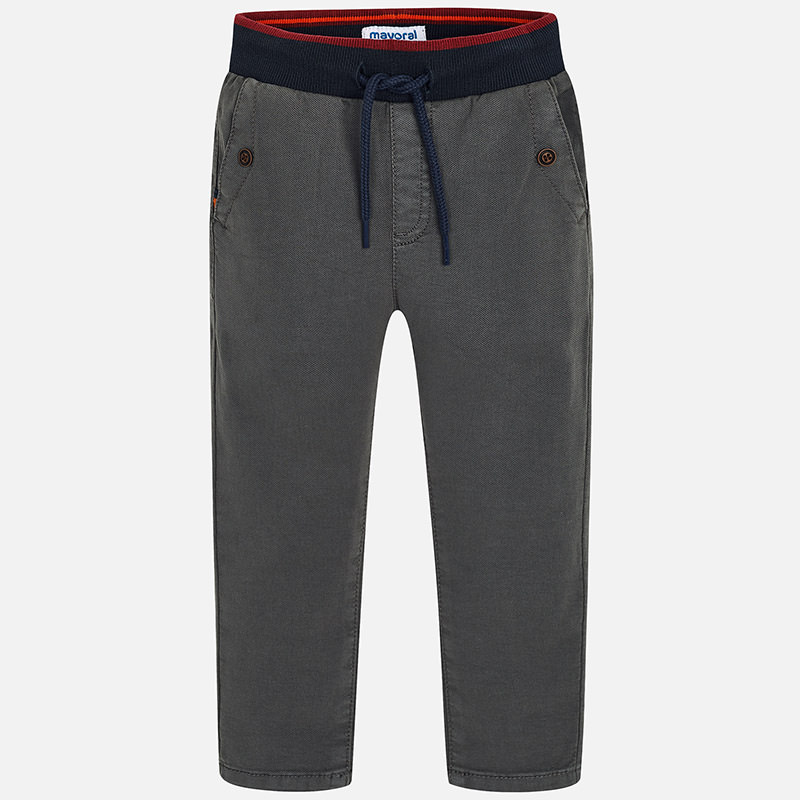 MAYORAL chlapecké kalhoty tkanička šedá - 98 cm