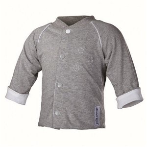 Kabátek oboustranný Outlast® velikost 62, barva šedý melír/bílá