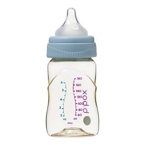 B.BOX Antikoliková kojenecká láhev 180 ml - modrá