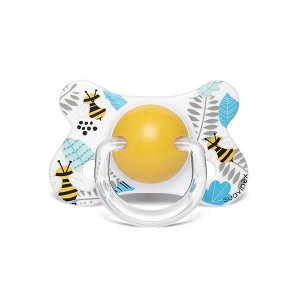 SUAVINEX Šidítko Fusion anatomické Latex 4-18m Žlutá včela