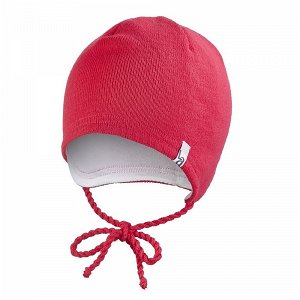 Čepice pletená zavazovací LA Outlast® velikost 1, 35-38 cm, barva tm.růžová