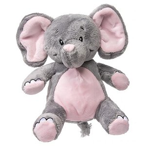 MY TEDDY Můj první slon plyšák růžový