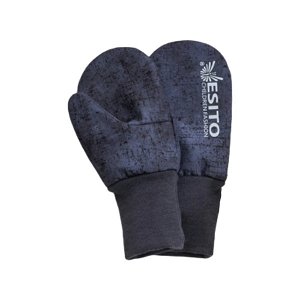 ESITO Palcové rukavice Madagaskar softshell - šedá / 5 - 7 let