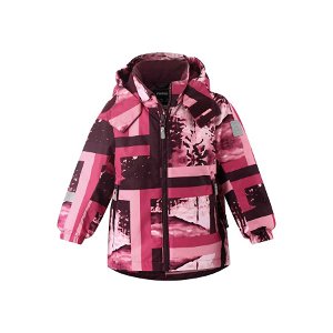 REIMA dívčí zimní bunda Maunu Raspberry Pink - 104 cm