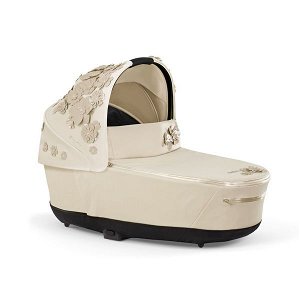 CYBEX Priam 4.0 Lux Carry Cot Fashion Simply Flowers Collection - mid beige
