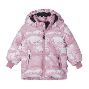 REIMA dívčí bunda Moomin Lykta Rosy pink 86 cm