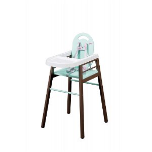 COMBELLE jídelní židlička Lili hnědo-zelená CO1774