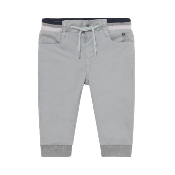 MAYORAL chlapecké kalhoty, v pase a u kotníků na gumu, šedá - 92 cm