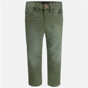 Mayoral Chlapecké kalhoty - tmavě zelené - 110 cm