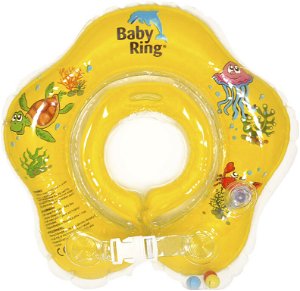 BABYPOINT koupácí kruh Baby Ring žlutá, 0 - 24 měsíců