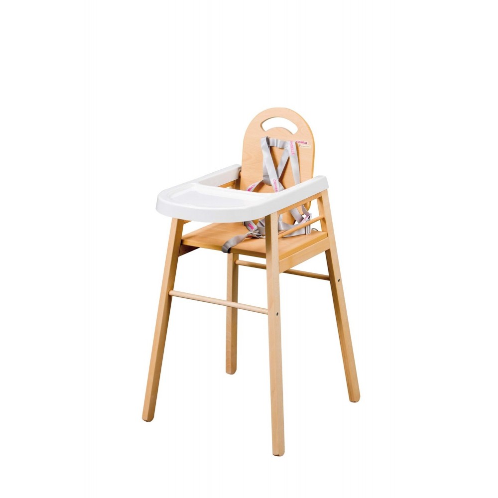 COMBELLE jídelní židlička Lili natural přírodní