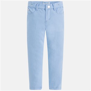 MAYORAL dívčí kalhoty - světle modré - 122 cm