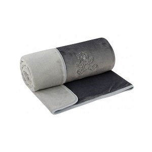 ESITO dětská deka dvojitá Magna šedá/stříbrná vel. 75x100 cm