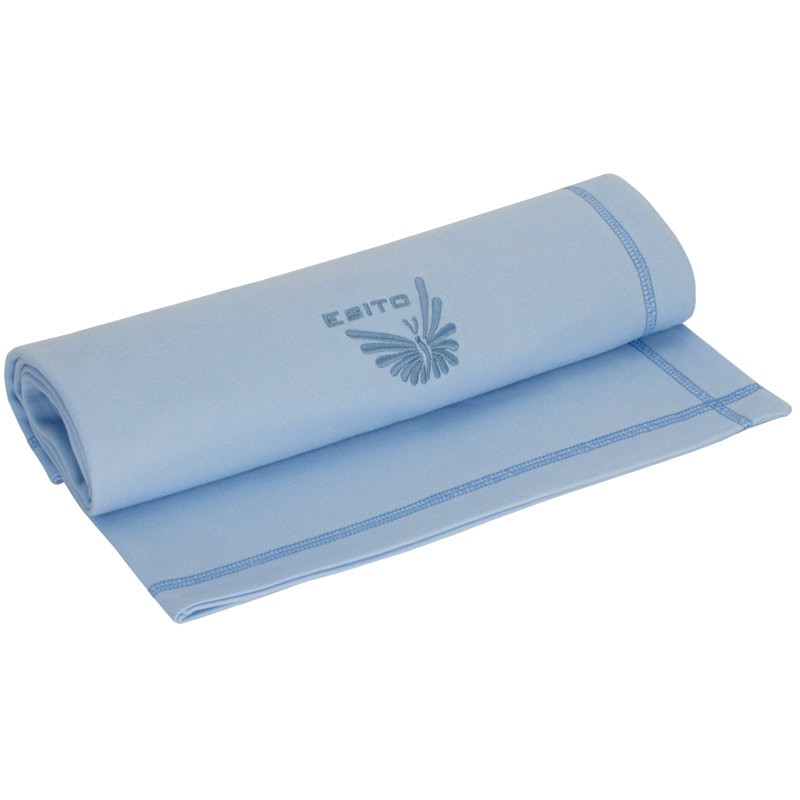 ESITO Letní dětská deka dvojitá bavlna jednobarevná, modrá 75 x 100 cm