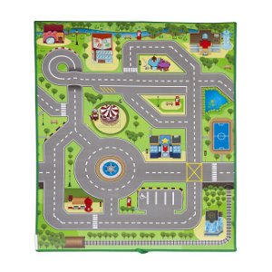 SCARLETT dětský kobereček 3D městečko - 120 x 90 cm