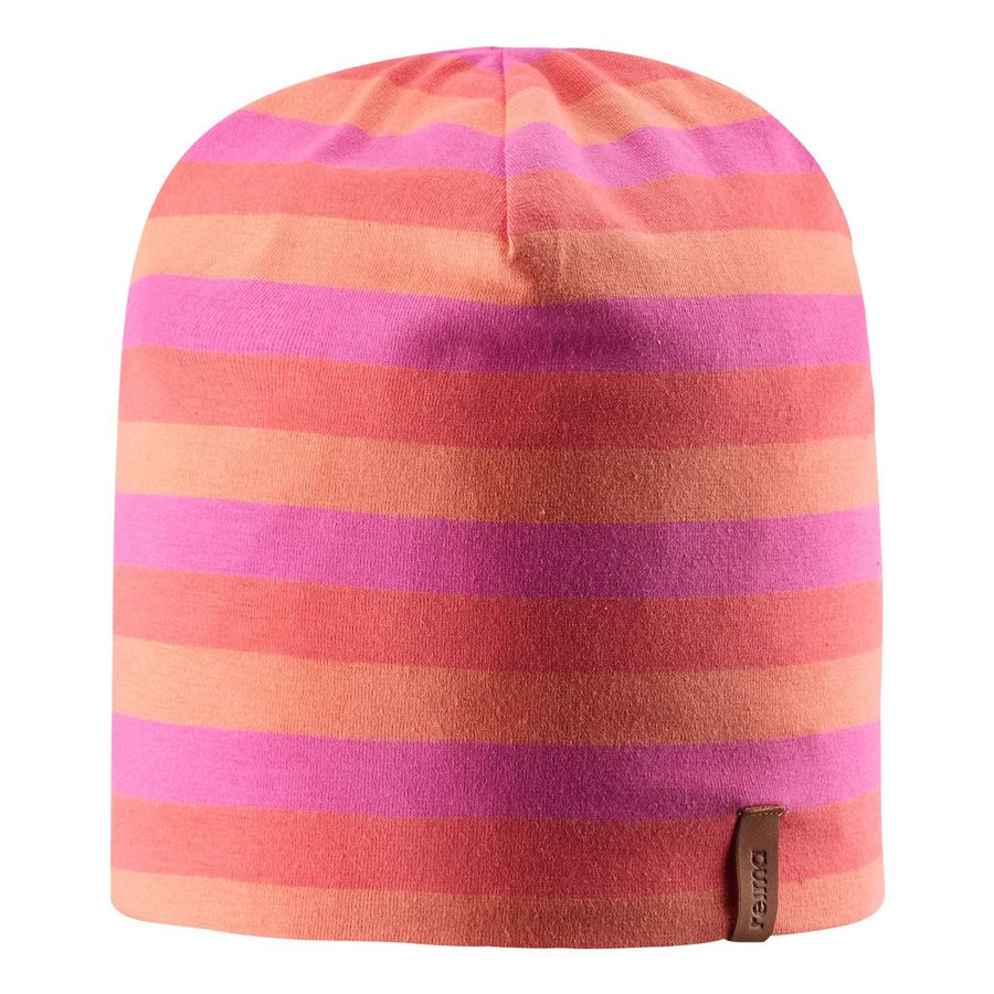 REIMA dívčí oboustranná čepice Tanssi - Candy pink - 44 cm