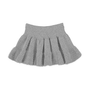 MAYORAL dívčí pletená sukně kožíšek šedá - 80 cm