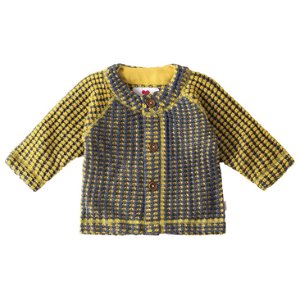 Reima Dětský pletený svetr Lore 516256 - žlutý - 80 cm